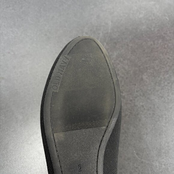 Old Navy Womens Black Ballet Flats Womens Size 8 - Picture 5 of 7